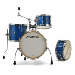 Sonor AQX Series Jungle Drum Set - Blue Ocean Sparkle