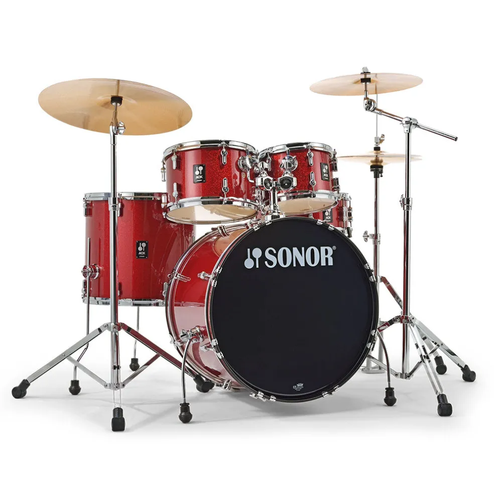 Sonor AQX Stage Set - Red Moon Sparkle