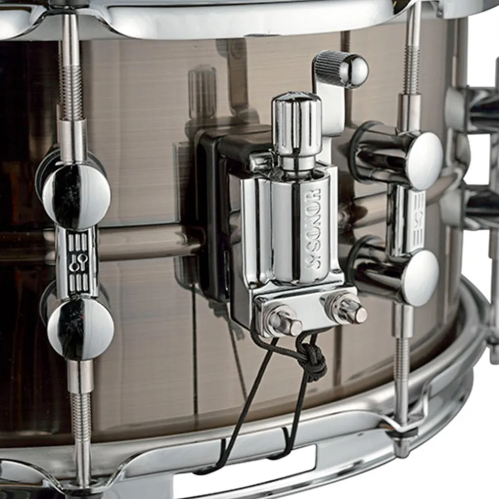 Sonor Kompressor 13"x7" Brass Snare Drum - Black Nickel Plated