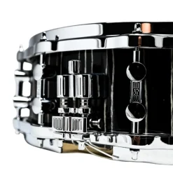 Sonor Prolite 14"x5" Snare Drum w/Die Cast Hoops - Ebony White Stripes