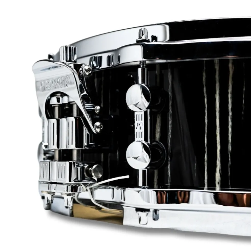 Sonor Prolite 14"x5" Snare Drum w/Die Cast Hoops - Ebony White Stripes