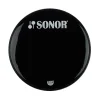 Sonor 22" P3 Powerstroke Bass Drum Head with Logo - Black