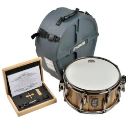 Sonor "One of A Kind" 13"x6.5" 9-Ply Maple with Black Limba & Case