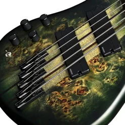 Spector Dimension 5 M/S Left Hand Bass Guitar - Haunted Moss