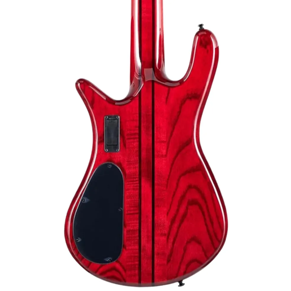 Spector Dimension 5 M/S Bass Guitar - Inferno Red