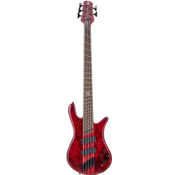 Spector Dimension 5 M/S Bass Guitar - Inferno Red