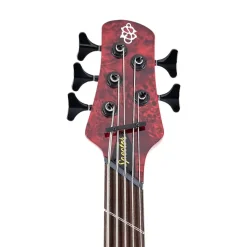 Spector Dimension 5 M/S Bass Guitar - Inferno Red