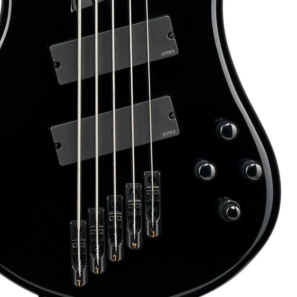 Spector Dimension M/S 5 Bass Guitar - Black