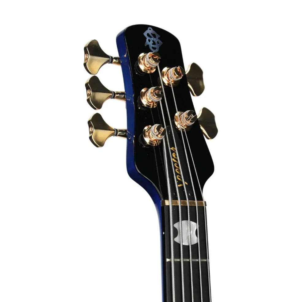 Spector Euro 5 LT Bass Guitar - Blue Fade Gloss