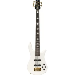Spector Euro 5 LX Bass Guitar - White Gloss
