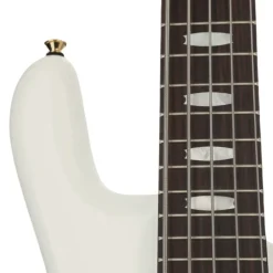 Spector Euro 5 LX Bass Guitar - White Gloss
