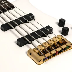 Spector Euro 5 LX Bass Guitar - White Gloss
