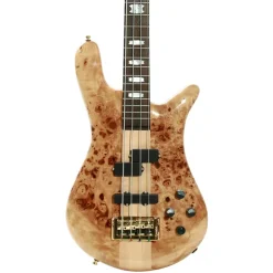 Spector Euro 4 LX Bass Guitar - Poplar Burl Natural