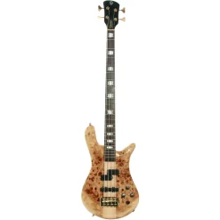 Spector Euro 4 LX Bass Guitar - Poplar Burl Natural