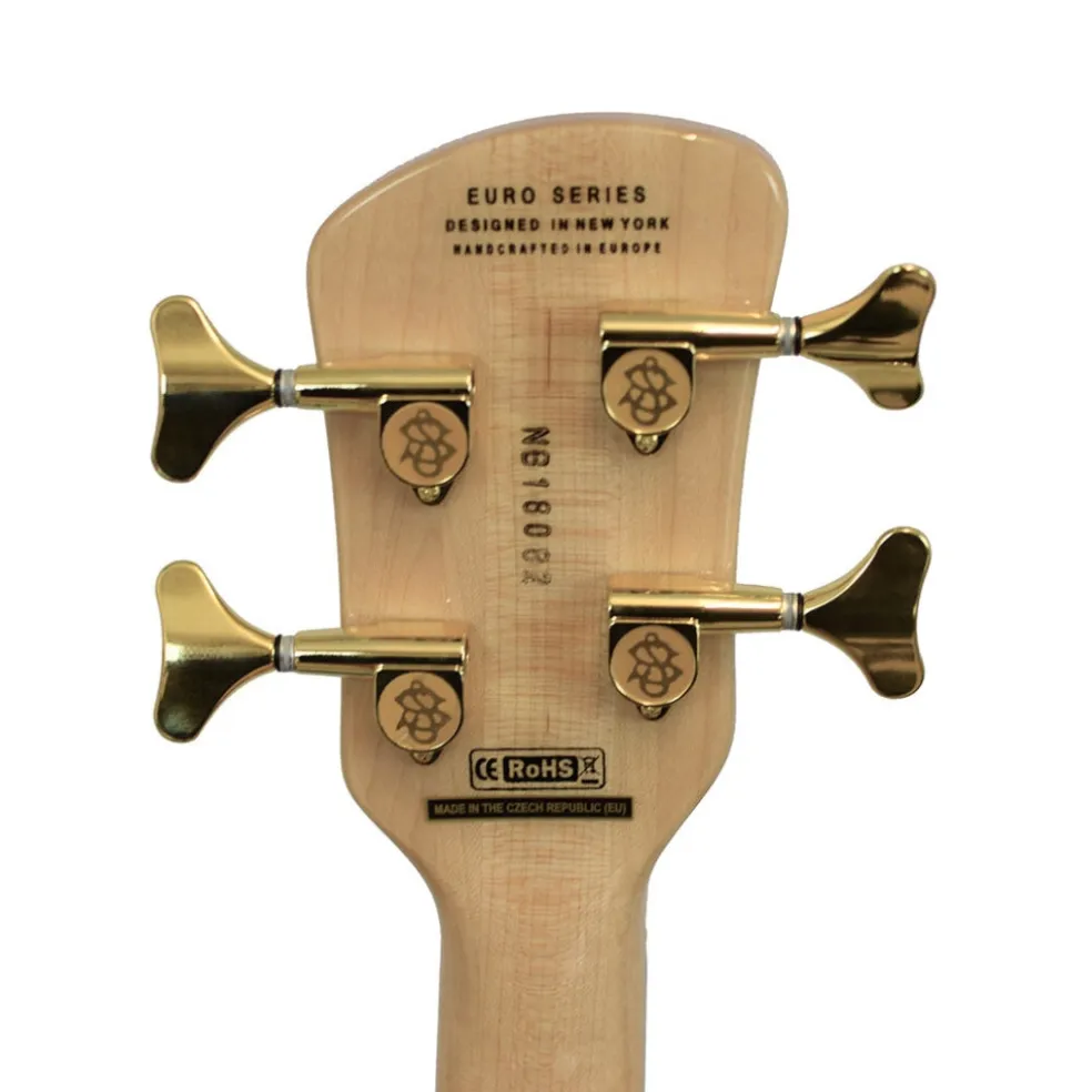 Spector Euro 4 LX Bass Guitar - Poplar Burl Natural