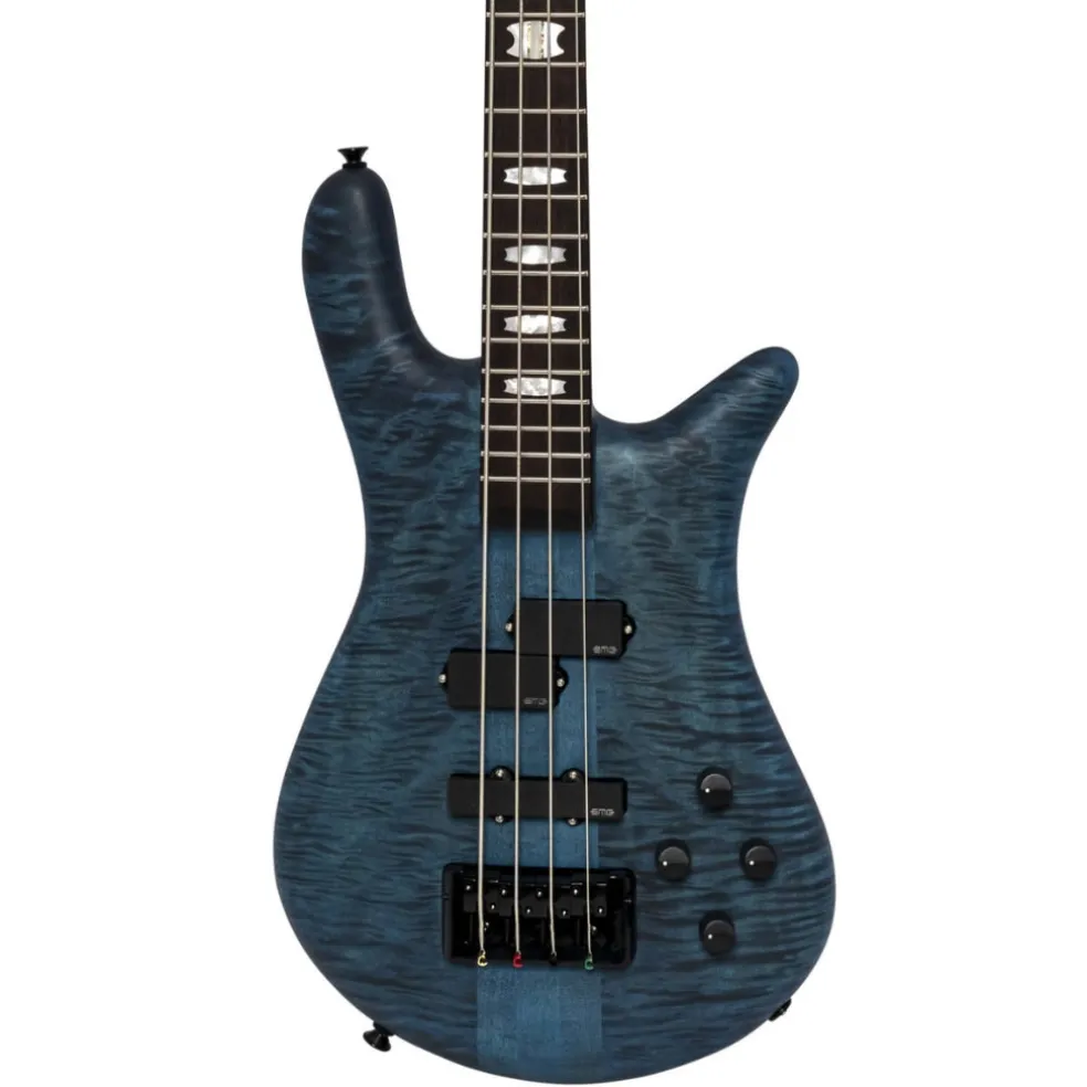 Spector Euro 4 LX Bass Guitar - Black & Blue