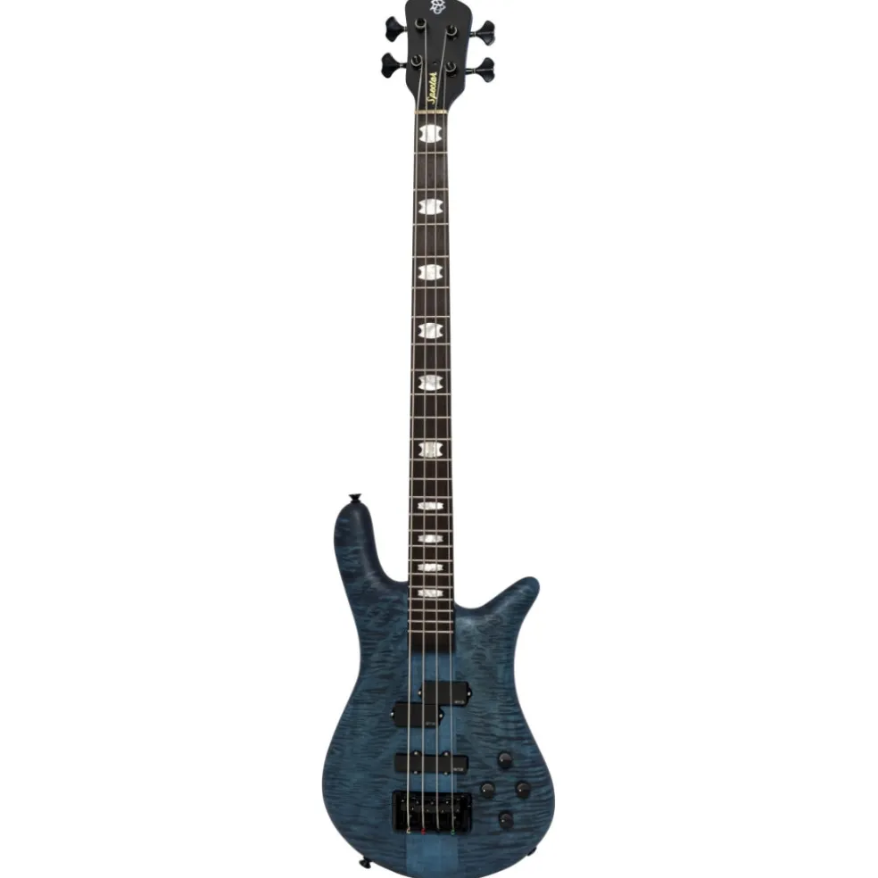 Spector Euro 4 LX Bass Guitar - Black & Blue