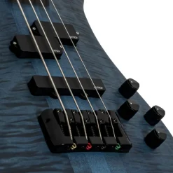 Spector Euro 4 LX Bass Guitar - Black & Blue