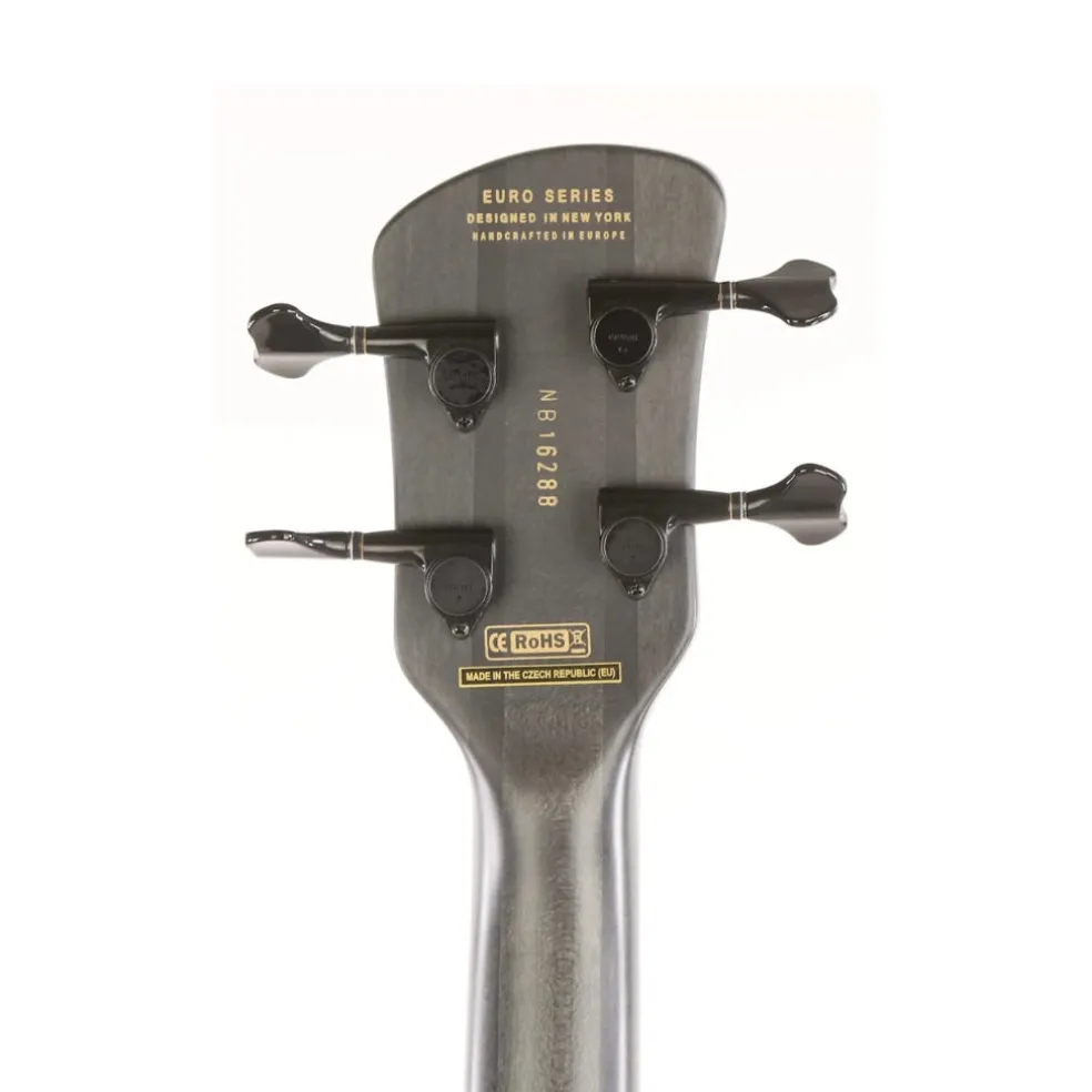 Spector Euro 4 LX Bass Guitar - Trans Black Stain