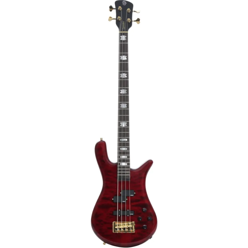 Spector Euro 4 LX Bass Guitar - Black Cherry Gloss