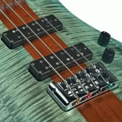 Spector Euro 4 Roasted Bass Guitar - Turquoise Tide