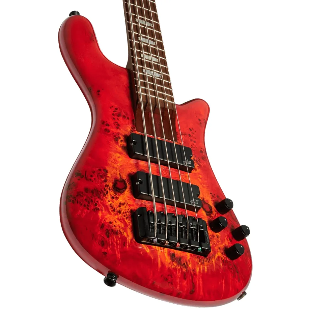 Spector EuroBolt 5 Bass Guitar - Inferno Red