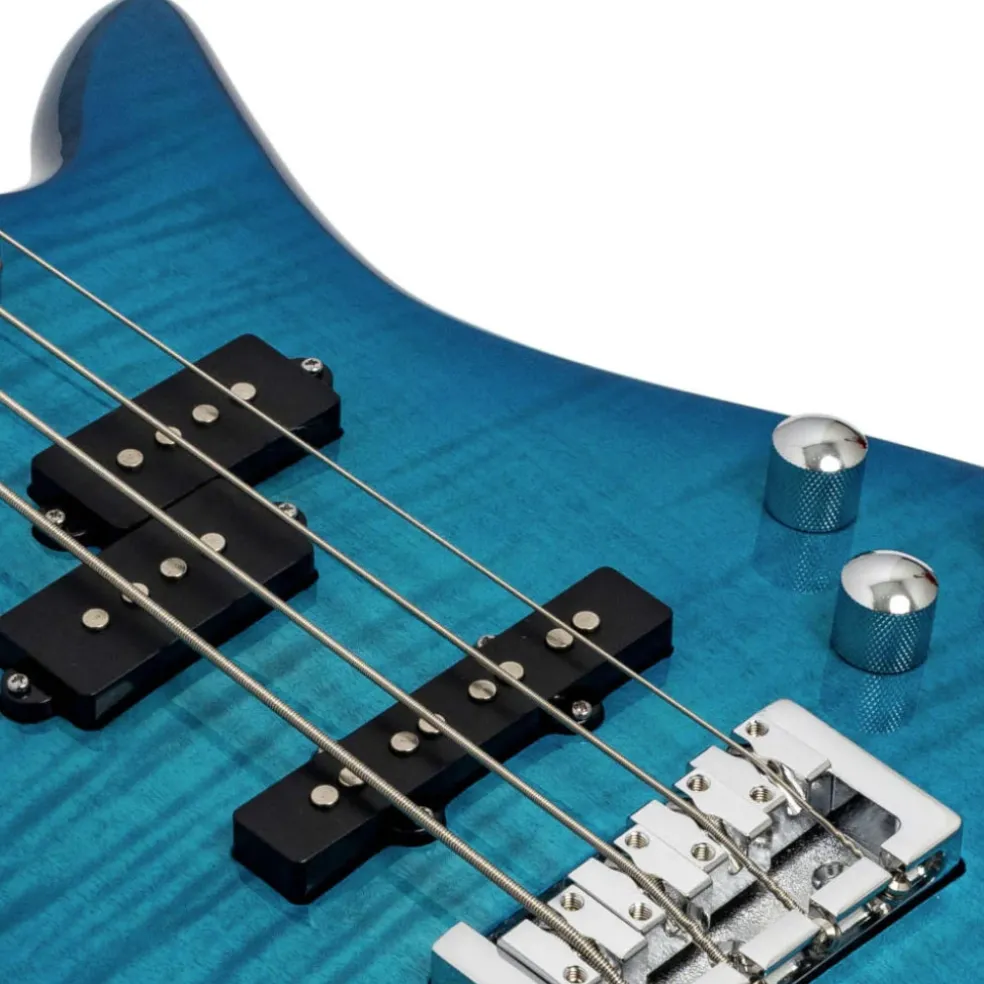 Spector Legend 4 Bass Guitar - Blue Stain Gloss