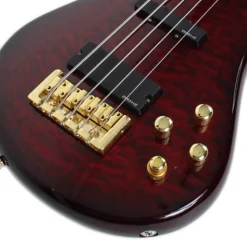 Spector Legend 5 Classic Bass Guitar - Black Cherry