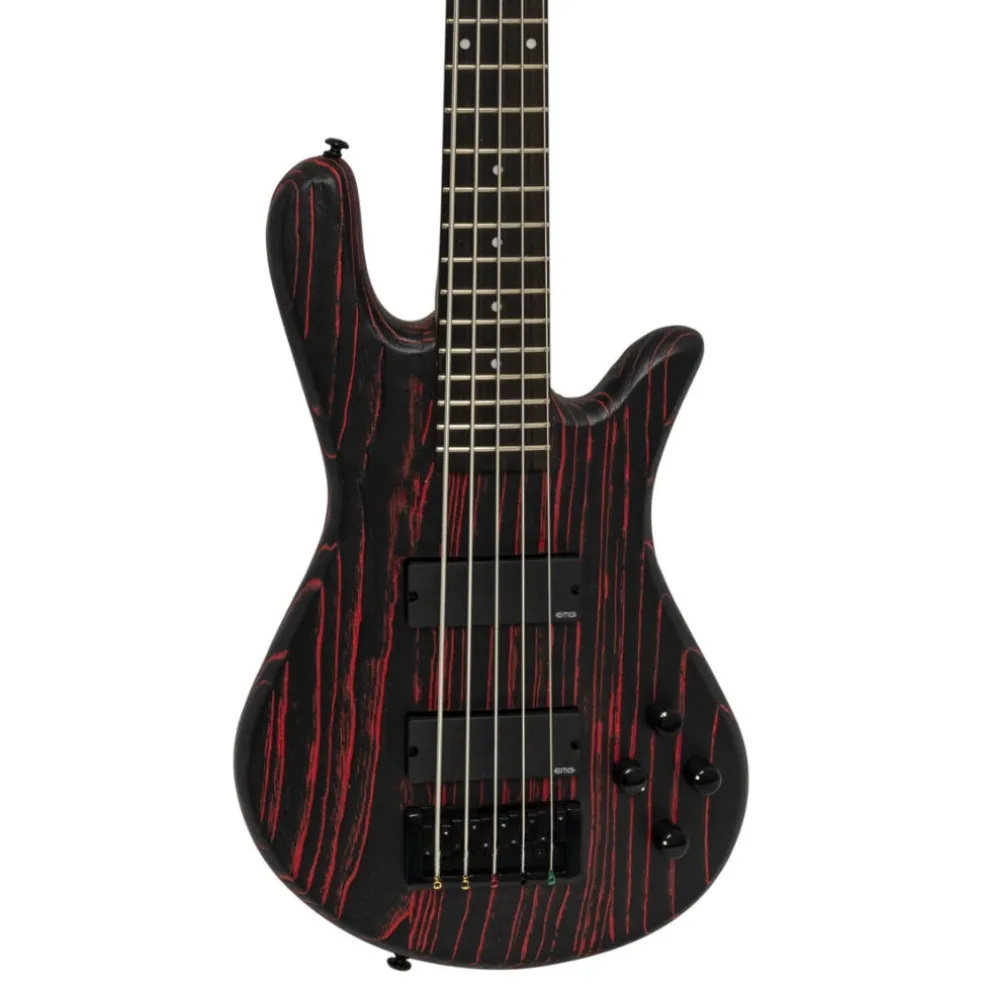Spector Pulse 5 Bass Guitar - Cinder Red Sandblast