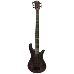 Spector Pulse 5 Bass Guitar - Cinder Red Sandblast
