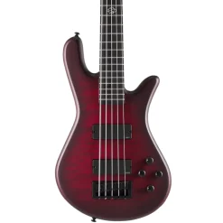 Spector Pulse 5 Bass Guitar - Black Cherry Matte