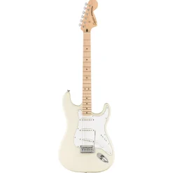 Squier - Affinity Series™ Stratocaster®, Maple Fingerboard, White Pickguard, Olympic White
