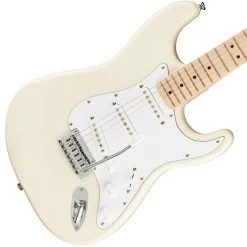 Squier - Affinity Series™ Stratocaster®, Maple Fingerboard, White Pickguard, Olympic White