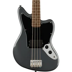 Squier - Affinity Series Jaguar Bass in Charcoal Frost Metallic