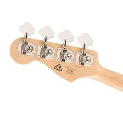 Squier Affinity Series Active Jazz Bass with Maple Fingerboard and Black Pickguard - Olympic White