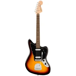 Squier Affinity Series Jaguar with Laurel Fingerboard and Black Pickguard - 3 Colour Sunburst