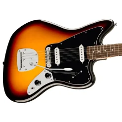 Squier Affinity Series Jaguar with Laurel Fingerboard and Black Pickguard - 3 Colour Sunburst