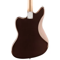 Squier Affinity Series Jaguar with Maple Fingerboard and White Pickguard - Mystic Metallic Brown