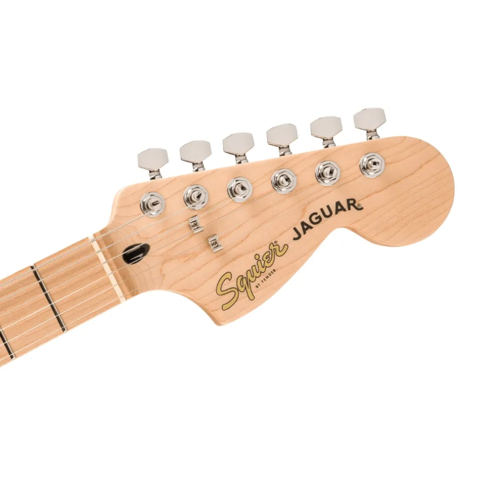 Squier Affinity Series Jaguar with Maple Fingerboard and White Pickguard - Mystic Metallic Brown