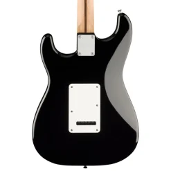 Squier Affinity Series Stratocaster Mustang Micro Pack Laurel Fingerboard with Gig Bag - Black