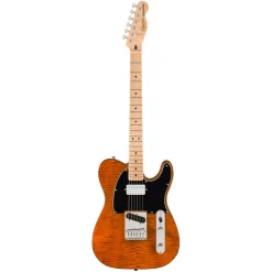 Squier Affinity Series Telecaster SH Flame Maple Top and Maple Fingerboard with Black Pickguard - Mocha