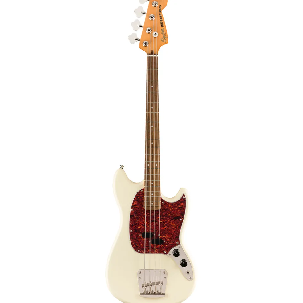 Squier Classic Vibe 60's Mustang Bass - Olympic White - Laurel