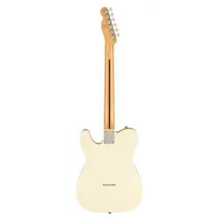 Squier FSR Classic Vibe '70s Telecaster® Thinline, Maple Fingerboard with Blocks and Binding, Black Pickguard, Olympic White