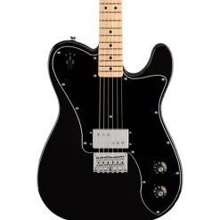 Squier Paranormal Esquire® Deluxe, Maple Fingerboard, Black Pickguard, Metallic Black