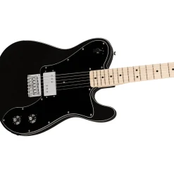 Squier Paranormal Esquire® Deluxe, Maple Fingerboard, Black Pickguard, Metallic Black