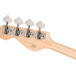 Squier Paranormal Rascal Bass HH, Laurel Fingerboard, White Pearloid Pickguard, Metallic Black