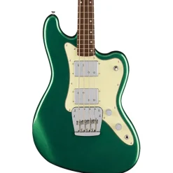 Squier Paranormal Rascal Bass HH, Laurel Fingerboard, Mint Pickguard, Sherwood Green