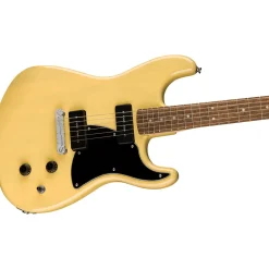 Squier Paranormal Strat-O-Sonic, Laurel Fingerboard, Black Pickguard, Vintage Blonde