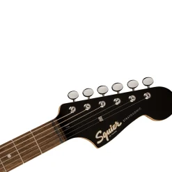 Squier Paranormal Strat-O-Sonic, Laurel Fingerboard, Black Pickguard, Vintage Blonde