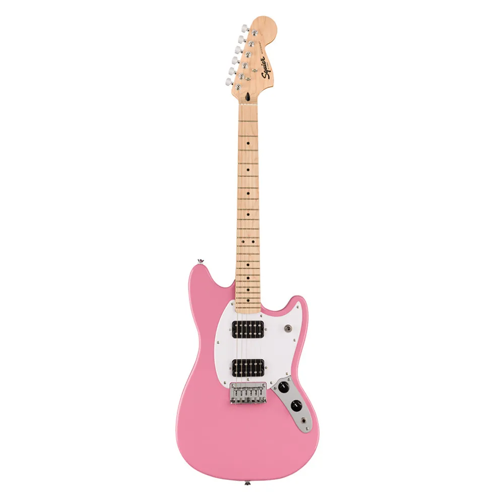Squier Sonic Mustang HH in Flash Pink